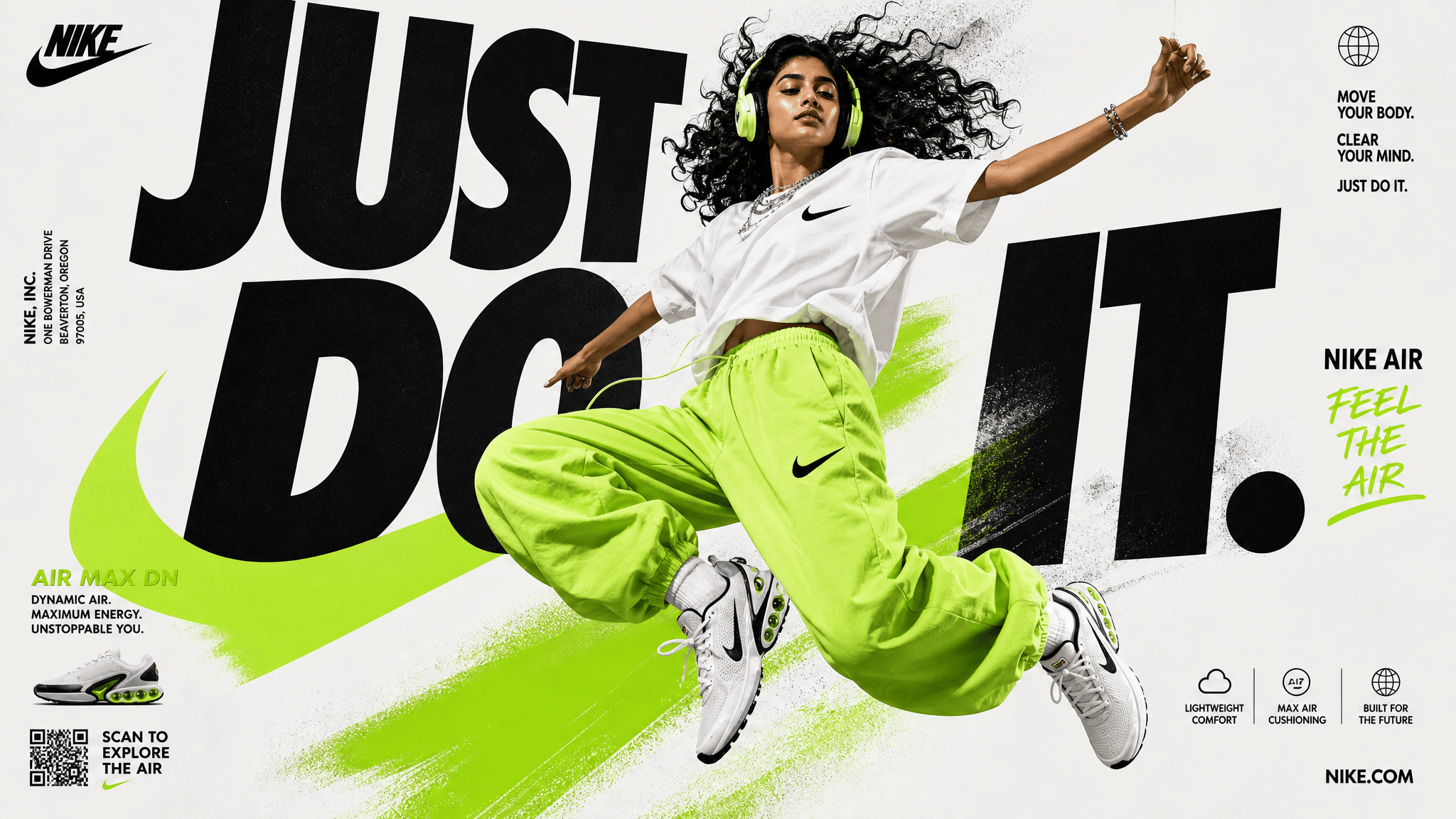 Nike 球鞋广告 海报