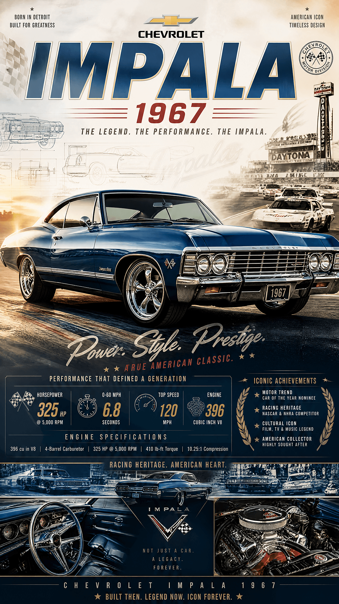 雪佛兰 IMPALA 1967 海报