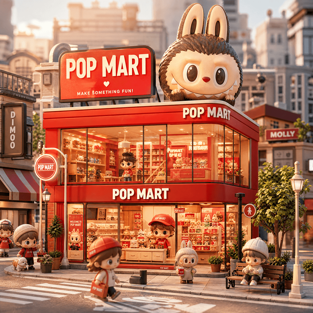 POPMART 3D 概念店 海报
